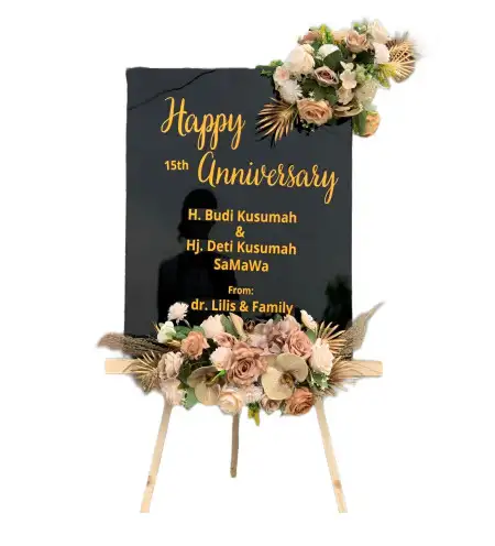 Papan Bunga Akrilik Wanisodo